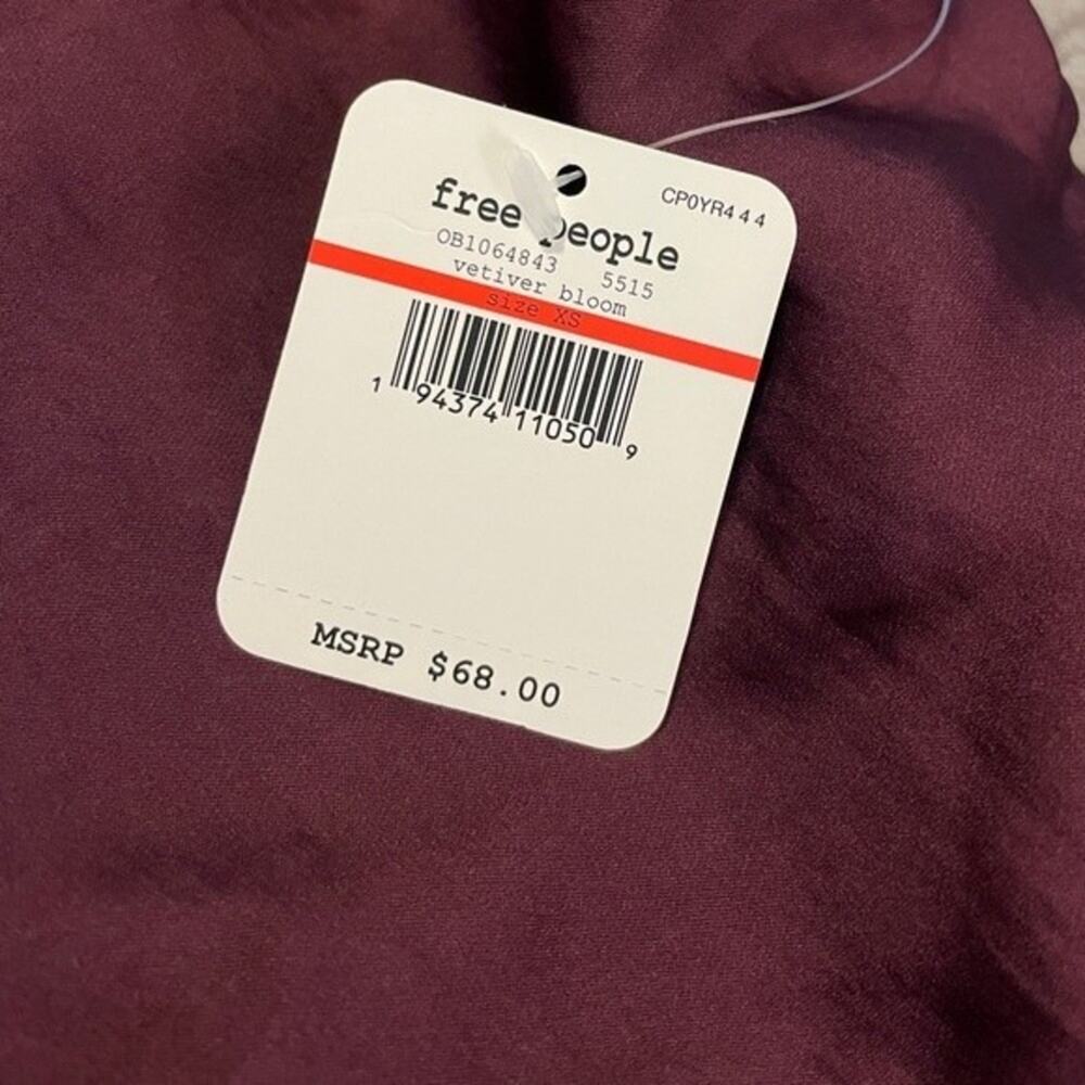 FREE PEOPLE Turn It On Purple Sequin Bandeau/Cami NWT $68 MSRP Size XS - Picture 9 of 10